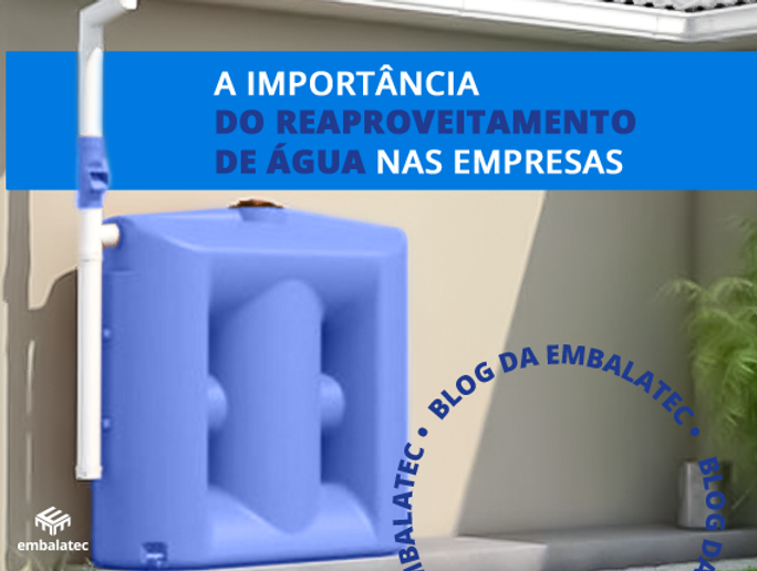 Reaproveitamento de água nas empresas